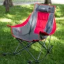 Aktive 57x100x97 Cm Rocking Stol, Grey / red, One Size