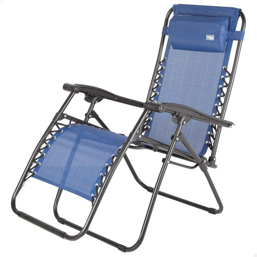 Aktive 61143 Hopfällbar Stol 0 Gravitation Multiposition unisex, Blue, One Size Aktive 61143 Hopfällbar Stol 0 Gravitation Multiposition unisex, Blue, One Size