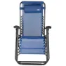 Aktive 61143 Hopfällbar Stol 0 Gravitation Multiposition unisex, Blue, One Size
