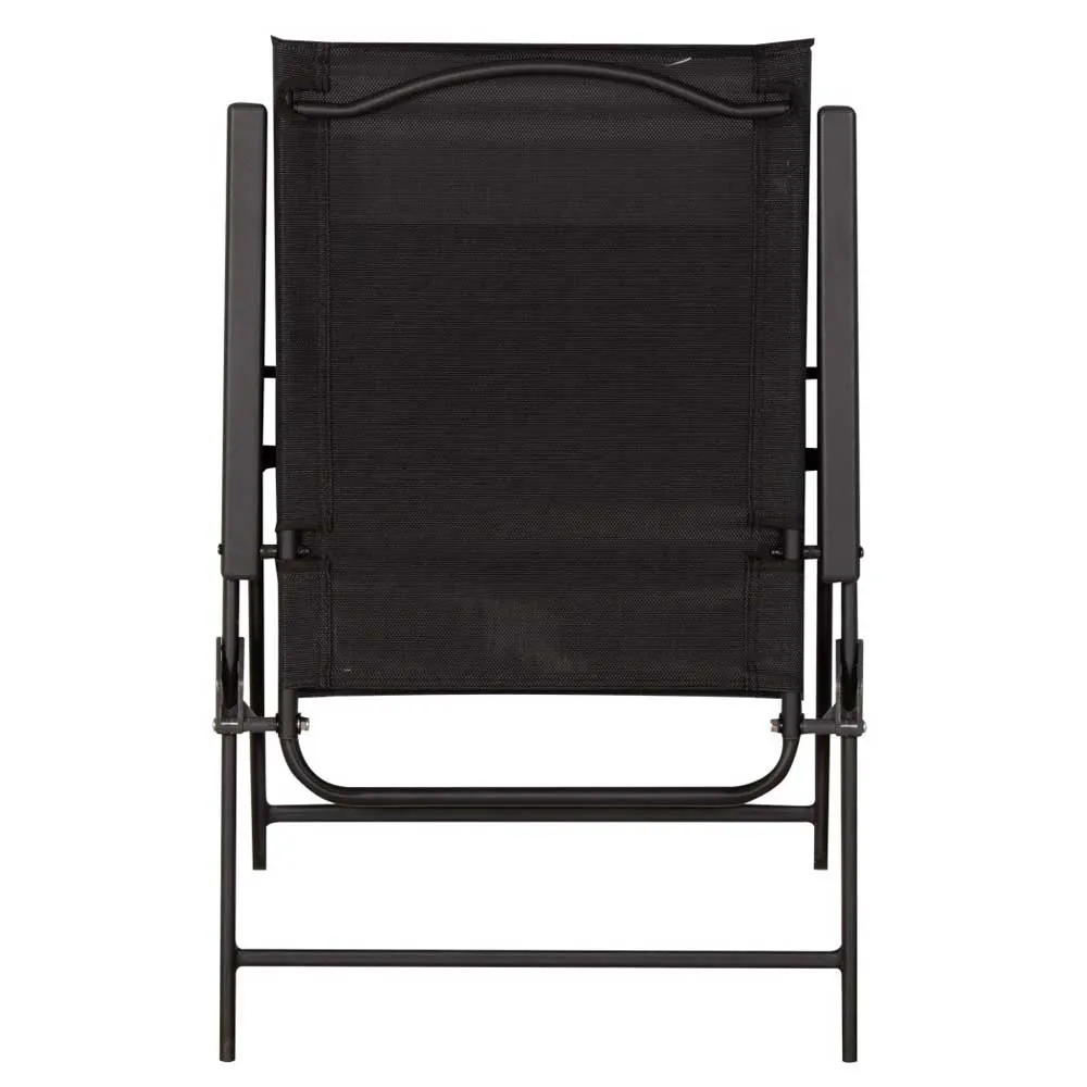 Aktive 61146 Slim 4 Units Fällbar Utomhusstol, Black, One Size