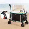 Aktive 62001 70x45x95 Cm Wheel 14 Cm Hopfällbar Strandvagn unisex, Multicolour, 70 x 45 x 95cm