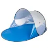 Aktive 62322 Uv50 Popup-vindskydd Och Strandtält 120x200x90 Cm unisex, White / blue, 2 places