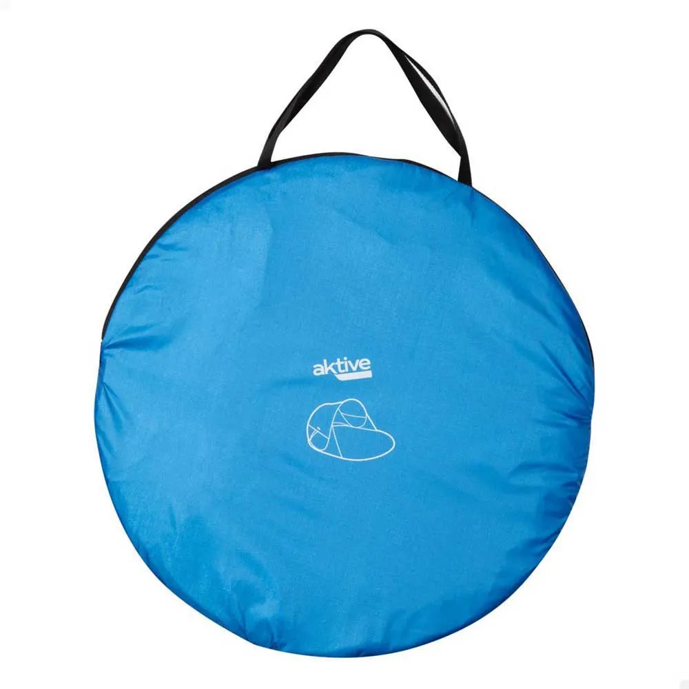 Aktive 62322 Uv50 Popup-vindskydd Och Strandtält 120x200x90 Cm unisex, White / blue, 2 places Aktive 62322 Uv50 Popup-vindskydd Och Strandtält 120x200x90 Cm unisex, White / blue, 2 places