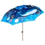 Aktive 62327 Uv40 Ø Tiltbar Strandparasoll 200 Cm unisex, Navy, One Size
