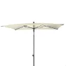 Aktive 62351 Uv30 Rektangulär Tiltbar Balkongparasoll 200x125 Cm, Beige, One Size