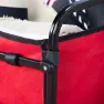 Aktive 62375 Hopfällbar Kundvagn 46x73x94 Cm unisex, Red / black, One Size