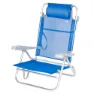 Aktive 62668 Flerpositions Hopfällbar Fåtölj unisex, Blue, One Size