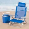 Aktive 62668 Flerpositions Hopfällbar Fåtölj unisex, Blue, One Size