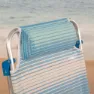 Aktive 62669 Flerpositions Hopfällbar Fåtölj unisex, Striped blue, One Size