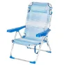 Aktive 62672 Hopfällbar Stol Med Flera Lägen 53x60x90 Cm unisex, Blue stripes, One Size