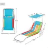 Aktive 62682 Strandvagn Solstol 52x117x62 Cm unisex, Multicolour, One Size