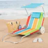 Aktive 62682 Strandvagn Solstol 52x117x62 Cm unisex, Multicolour, One Size