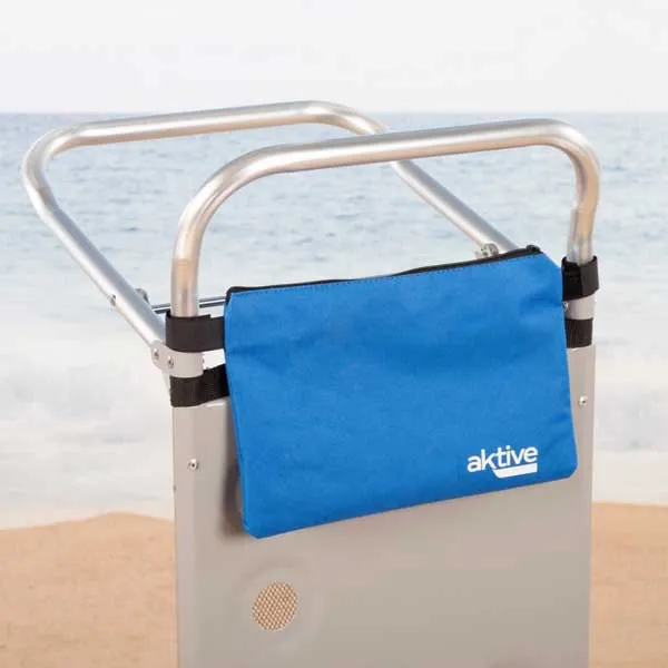 Aktive 62683 Hopfällbar Strandvagn Med Stora Hjul 47x75x104 Cm unisex, Blue / grey, One Size Aktive 62683 Hopfällbar Strandvagn Med Stora Hjul 47x75x104 Cm unisex, Blue / grey, One Size