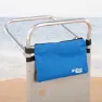 Aktive 62683 Hopfällbar Strandvagn Med Stora Hjul 47x75x104 Cm unisex, Blue / grey, One Size