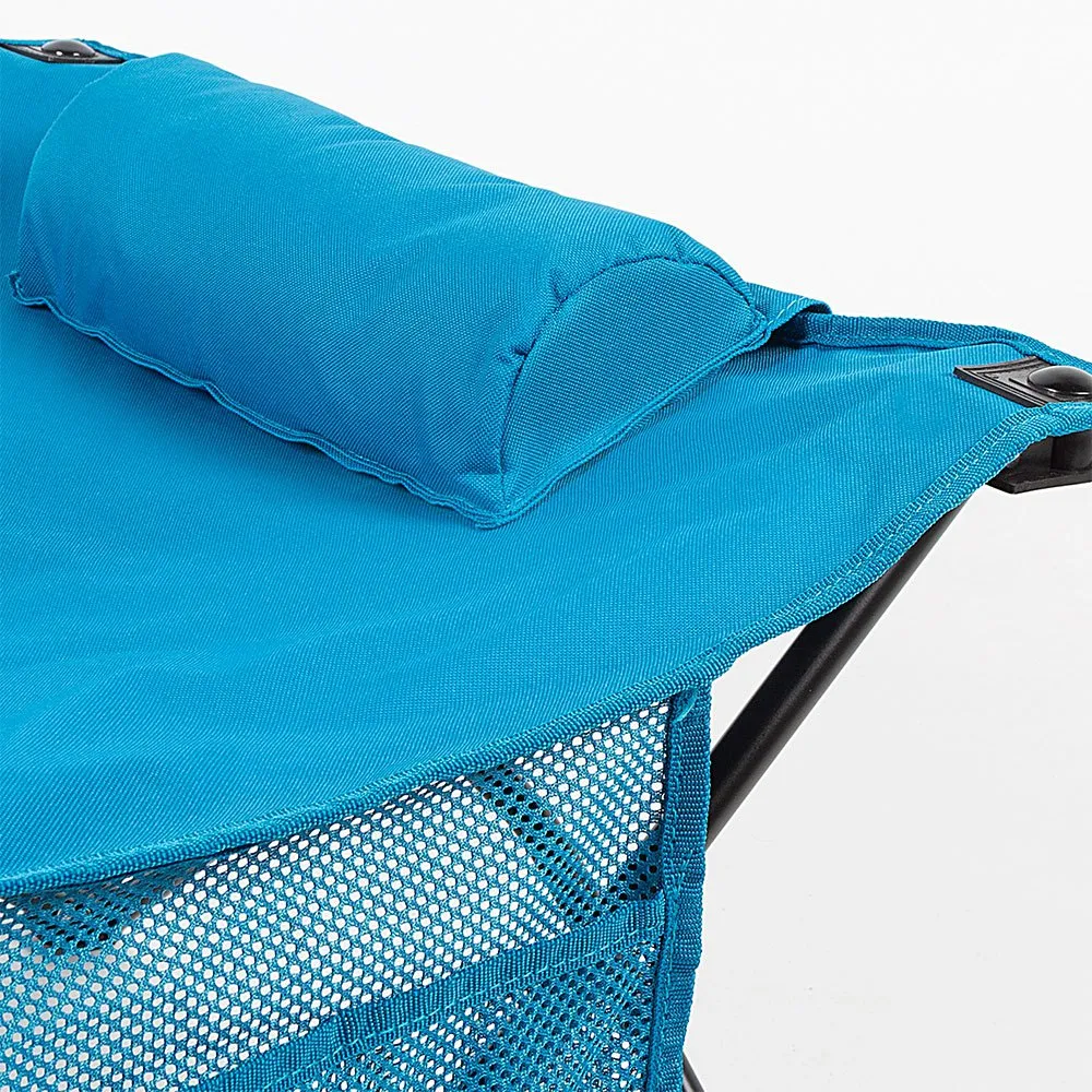 Aktive 63042 178x38x62cm Folding Camping Säng, Blue / black, One Size