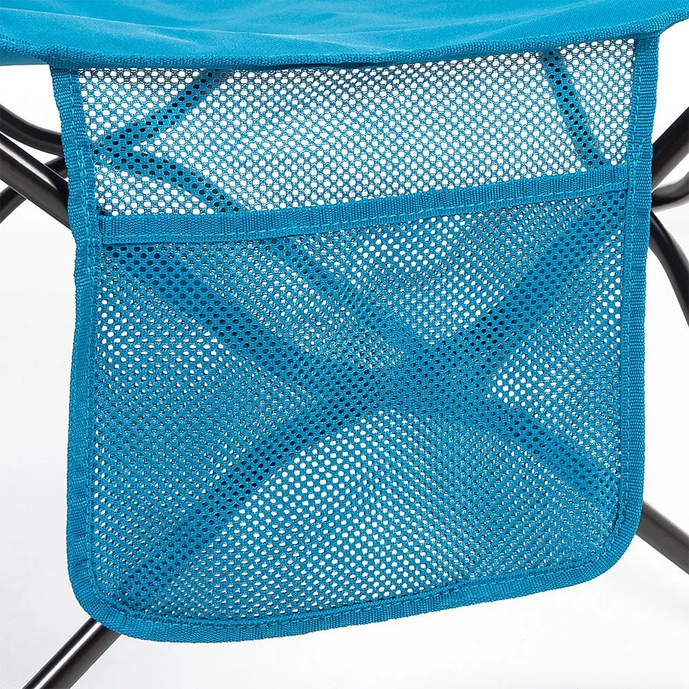 Aktive 63042 178x38x62cm Folding Camping Säng, Blue / black, One Size