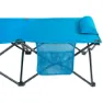 Aktive 63042 178x38x62cm Folding Camping Säng, Blue / black, One Size
