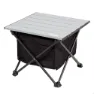Aktive 63043 34x38x30cm Fällbart Campingbord unisex, Grey / black, 34 x 38 x 30cm