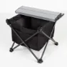 Aktive 63043 34x38x30cm Fällbart Campingbord unisex, Grey / black, 34 x 38 x 30cm