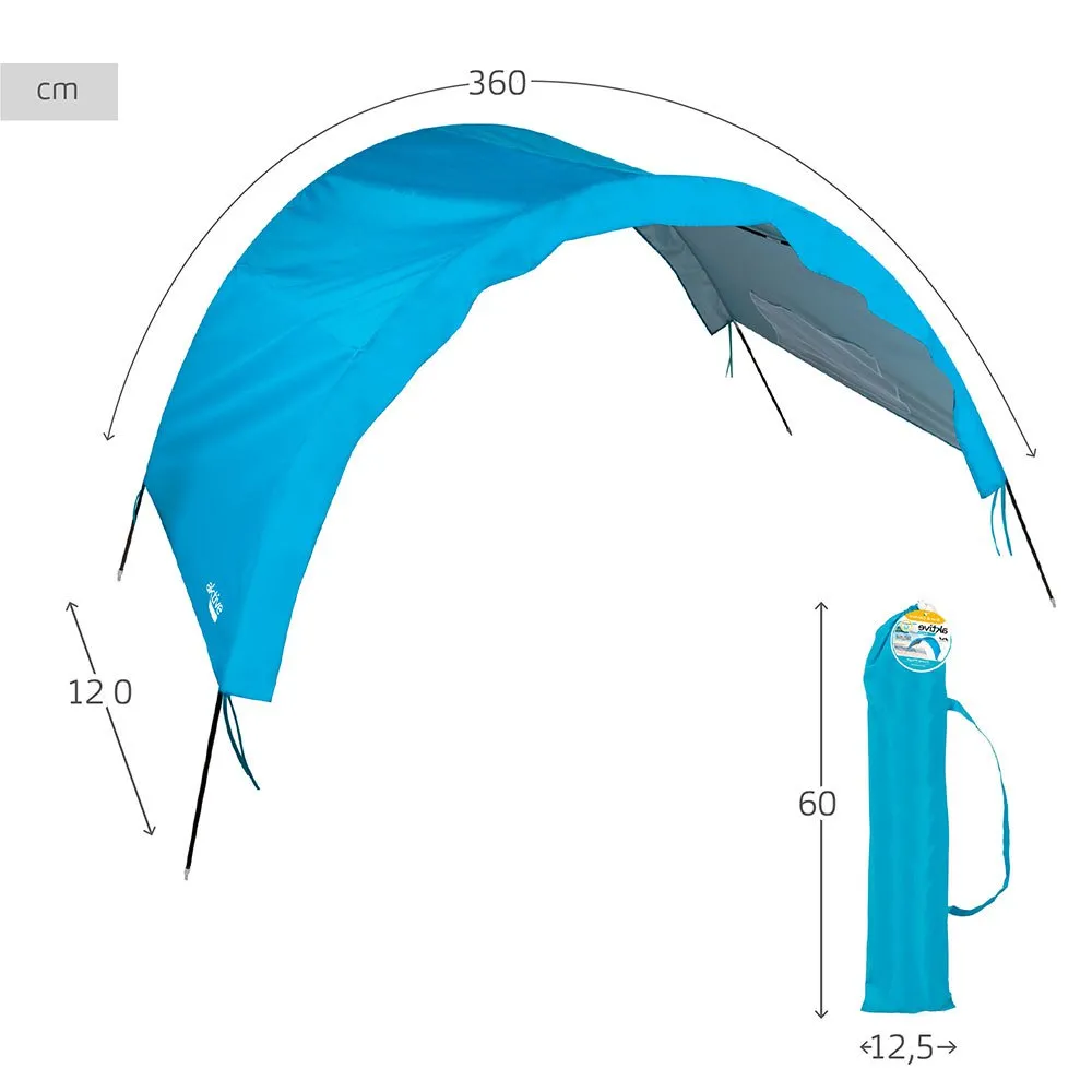 Aktive 63045 Vindskydd Strandtält unisex, Blue, One Size Aktive 63045 Vindskydd Strandtält unisex, Blue, One Size