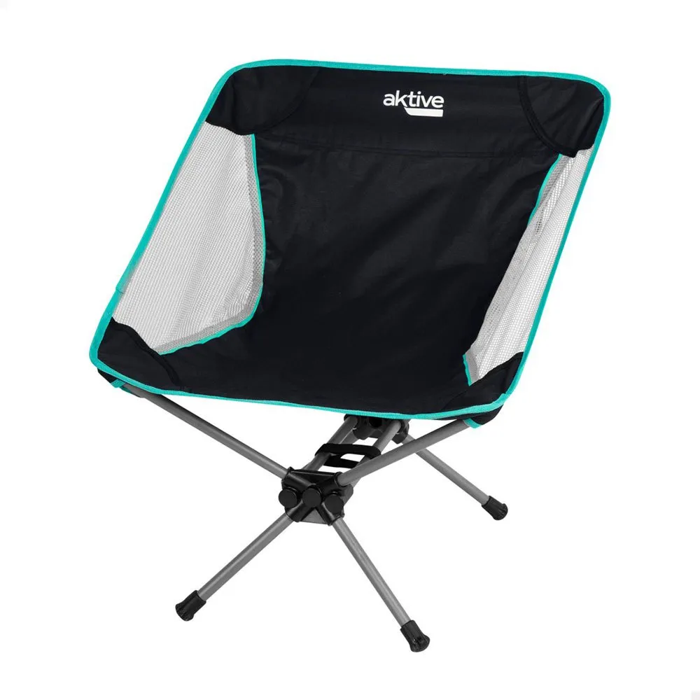 Aktive 63047 Hopfällbar Stol unisex, Black, One Size