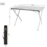 Aktive 63050 71x108x72cm Fällbart Campingbord unisex, White, 6305071 x 108 x 72cm