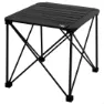 Aktive 63051 52x52x46cm Fällbart Campingbord unisex, Black, 52 x 52 x 46cm