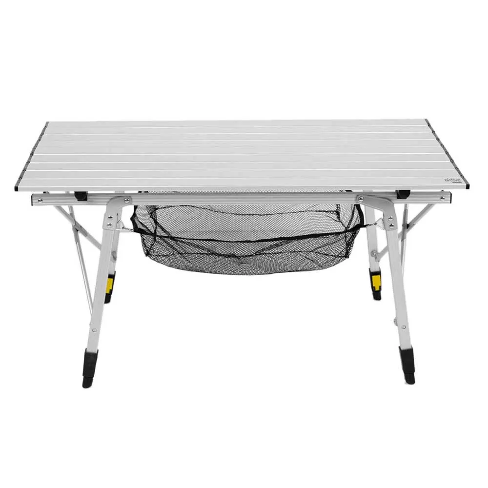 Aktive 63052 Fällbart Campingbord unisex, Alum, 90 x 51 x 45-70cm