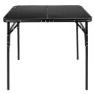 Aktive 63054 Fällbart Campingbord unisex, Black, 90 x 60 x 70cm