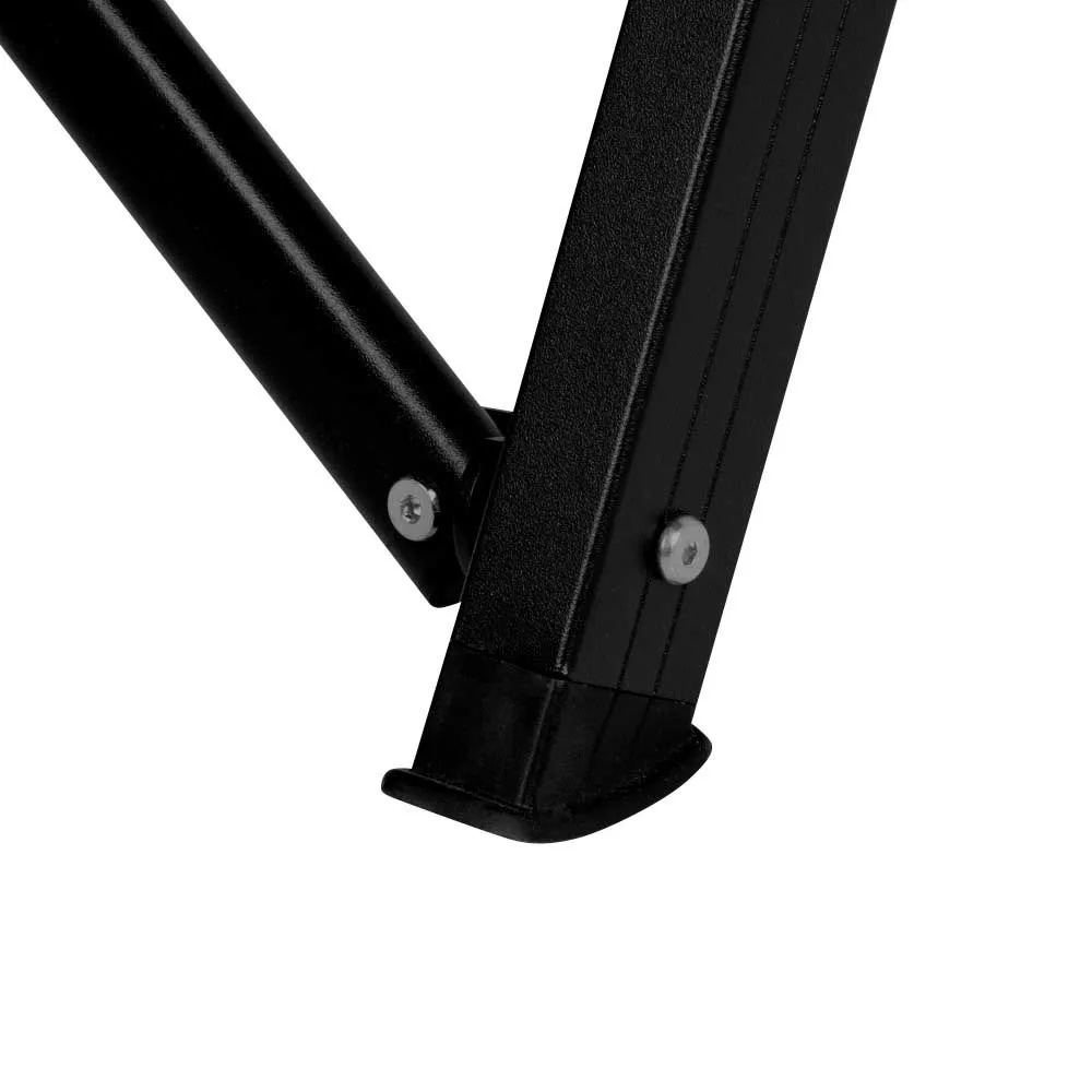 Aktive 63058 Multifunktionell Vadderad Hopfällbar Stol unisex, Black, 56 x 76 x 109cm