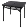 Aktive 63086 Höj- Och Sänkbar Hopfällbar Campingbord unisex, Black, 60 x 45 x 27/56cm
