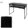 Aktive 63089 Höj- Och Sänkbar Hopfällbar Campingbord unisex, Black, 120 x 60 x 60/70cm