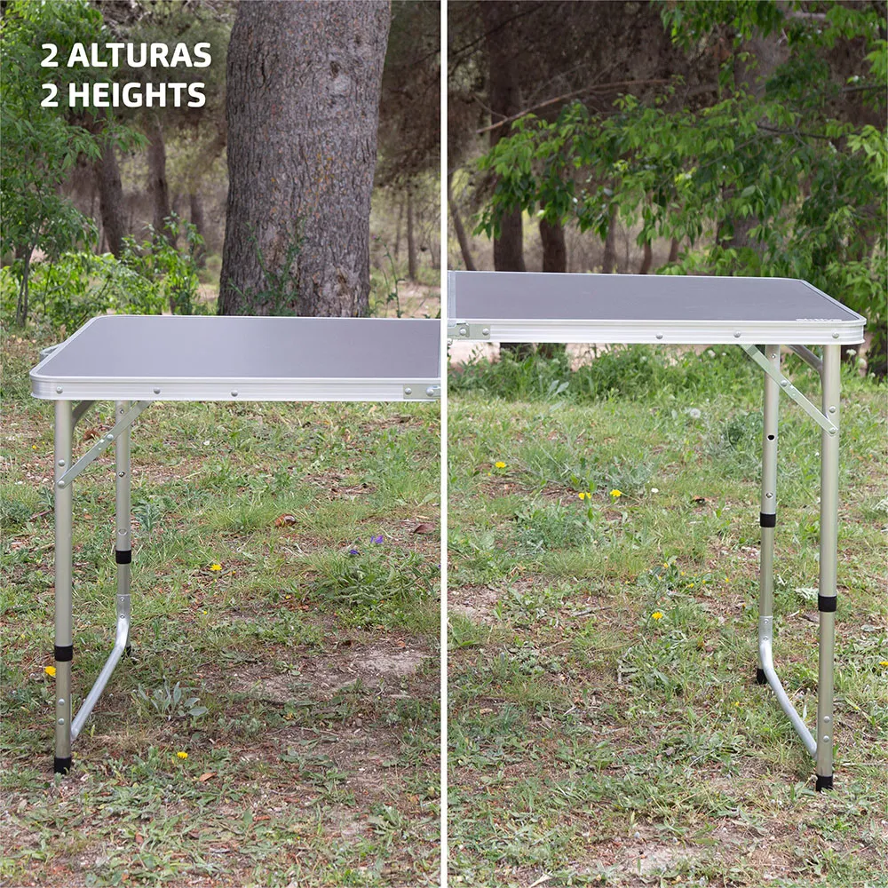 Aktive 63161 Fällbart Bord Med Bänkar unisex, Grey, One Size Aktive 63161 Fällbart Bord Med Bänkar unisex, Grey, One Size