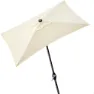 Aktive Aluminium Balkongräckehöjd 120x200 Cm 38 Mm 240 Cm unisex, Cream, One Size