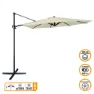 Aktive Aluminium Excentrisk Sexkantig Romersk Trädgårdspåle Höjd 300 Cm 48 Mm 245 Cm unisex, Beige, One Size