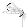 Aktive Aluminium Excentrisk Sexkantig Romersk Trädgårdspåle Höjd 300 Cm 48 Mm 245 Cm unisex, Beige, One Size
