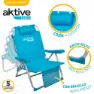 Aktive Aluminium Fällbar Ryggsäcksstol 5 Positioner 66x58x80 Cm Refurbished unisex, Blue, One Size
