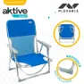 Aktive Aluminium Fast Hopfällbar Stol Med Handtag 55x34x71 Cm unisex, Blue, One Size