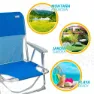 Aktive Aluminium Fast Hopfällbar Stol Med Handtag 55x34x71 Cm unisex, Blue, One Size