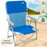 Aktive Aluminium Fast Hopfällbar Stol Med Handtag 55x34x71 Cm unisex, Blue, One Size