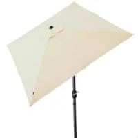 Aktive Aluminium Fyrkantig Parasoll Med Uv-skydd För Hög Stång 270x270 Cm 38 Mm 260 Cm unisex