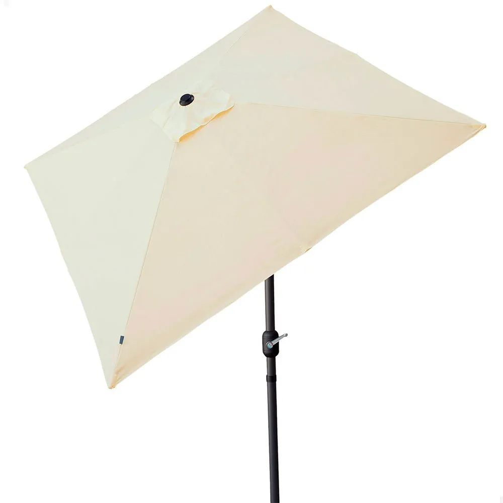 Aktive Aluminium Fyrkantig Parasoll Med Uv-skydd För Hög Stång 270x270 Cm 38 Mm 260 Cm unisex, Beige, One Size