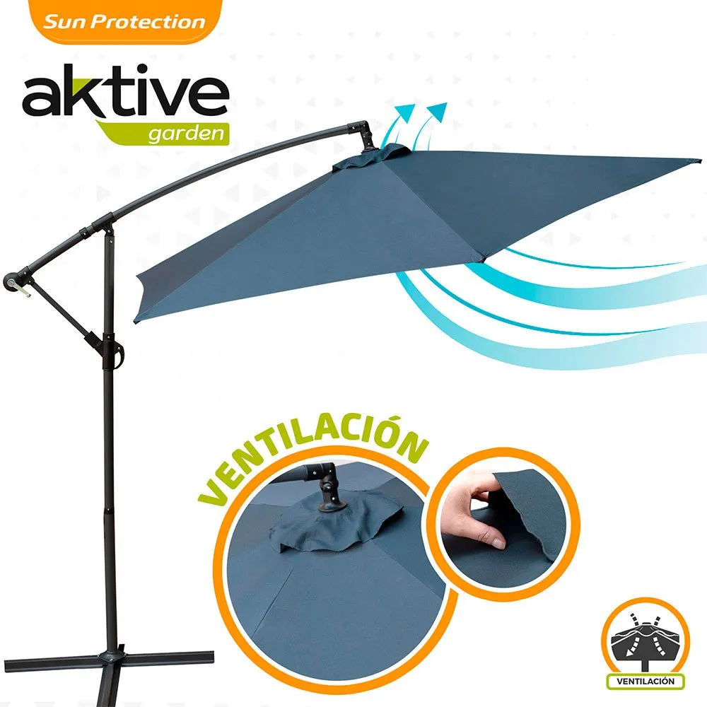Aktive Aluminium Höjd På Excentrisk Bananträdgårdspåle 48-42 Mm 270 Cm 245 Cm unisex, Grey, One Size