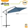 Aktive Aluminium Höjd På Excentrisk Bananträdgårdspåle 48-42 Mm 270 Cm 245 Cm unisex, Grey, One Size