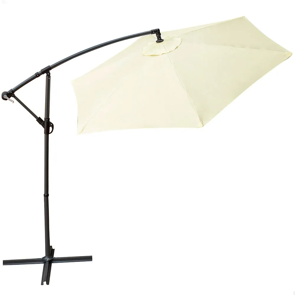 Aktive Aluminium Höjd På Excentrisk Bananträdgårdspåle 48-42 Mm 300 Cm 245 Cm unisex, Beige, One Size