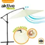 Aktive Aluminium Höjd På Excentrisk Bananträdgårdspåle 48-42 Mm 300 Cm 245 Cm unisex, Beige, One Size