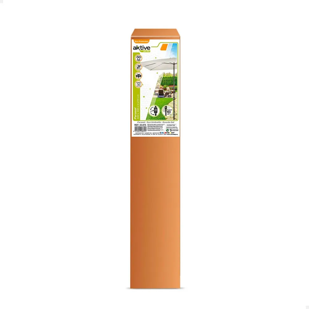 Aktive Aluminium Höjd På Fyrkantig Stolpe 300x300 Cm 48 Mm 250 Cm unisex, Beige, One Size