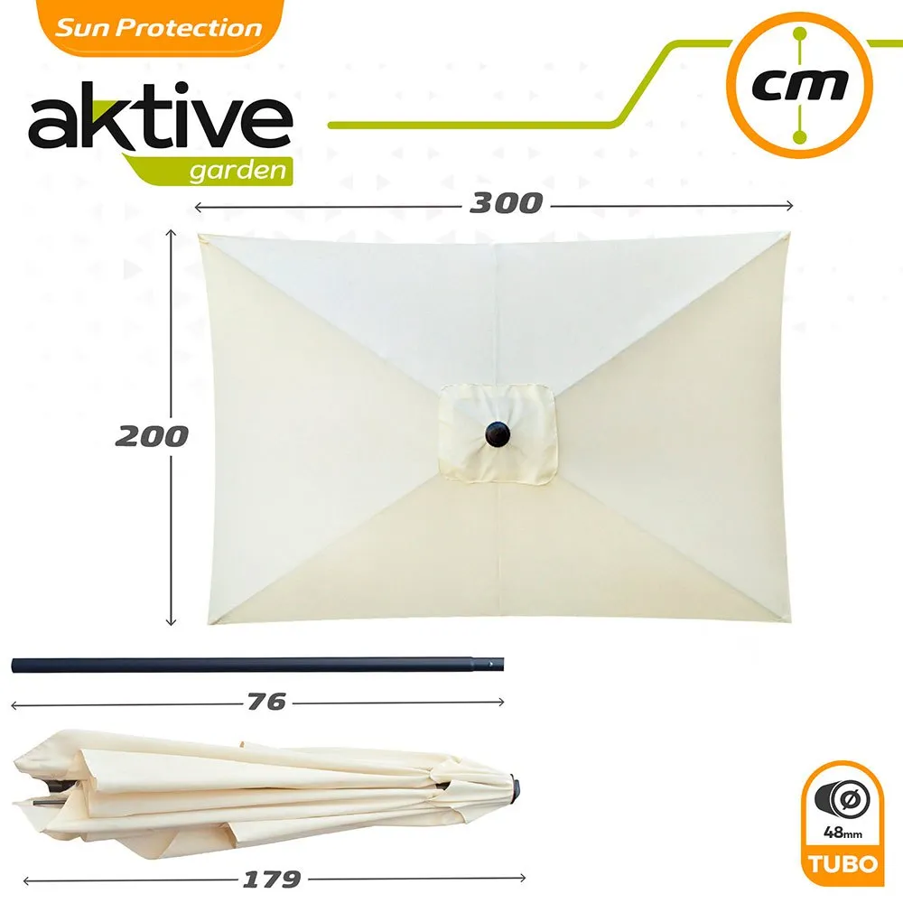 Aktive Aluminium Höjd På Rektangulär Stolpe 200x300 Cm 48 Mm 245 Cm unisex