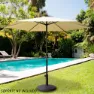 Aktive Aluminium Höjd På Sexkantig Stolpe 250 Cm 34 Mm 240 Cm unisex, Cream, One Size