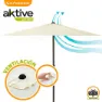 Aktive Aluminium Höjd På Sexkantig Stolpe 250 Cm 34 Mm 240 Cm unisex, Cream, One Size